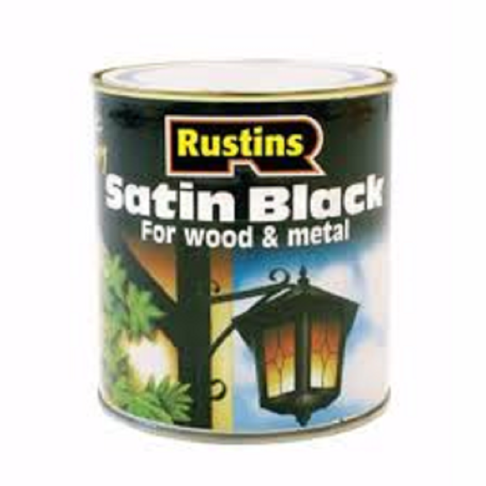 Rustins Quick Dry Satin Black