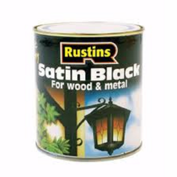 250ML RUSTINS Q/D SATIN BLACK