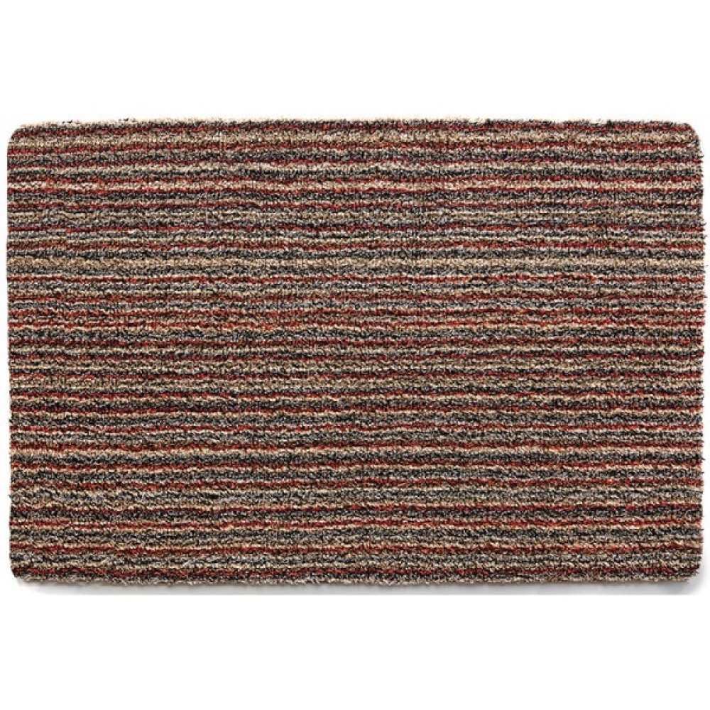 HUG RUG PLAIN CANDY STRIPE 80CM X 100CM