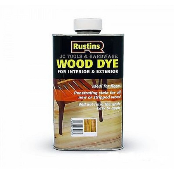 250ML RUSTINS WOOD DYE MEDIUM OAK
