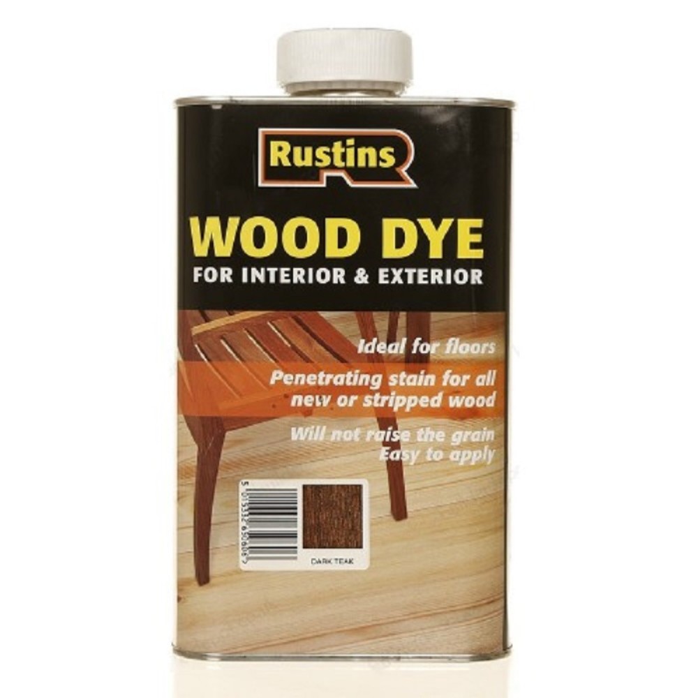 250ML RUSTINS WOOD DYE DARK TEAK