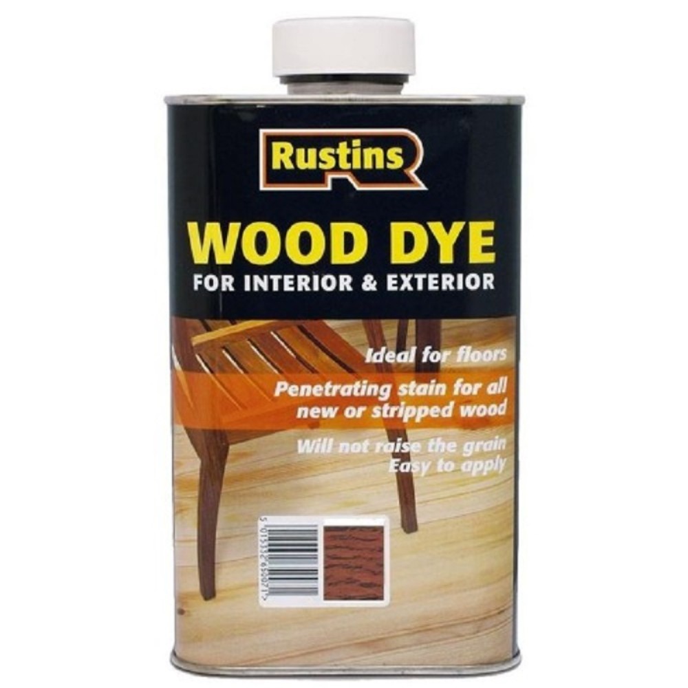 250ML RUSTINS WOOD DYE WALNUT