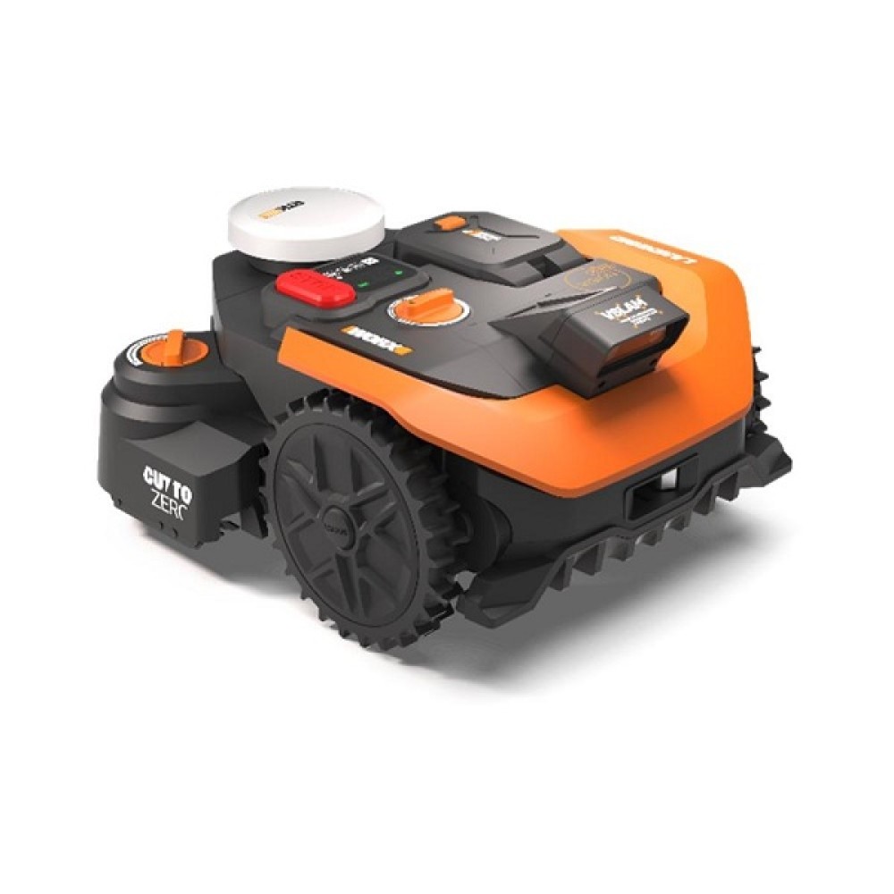 WorX Landroid Vision AI RTK Cloud 1800m2 Wireless Orange Robotic Lawn Mower - WR318E