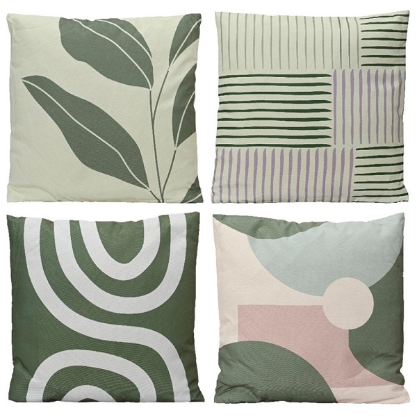 OUTDOOR GREEN  SCATTER CUSHION