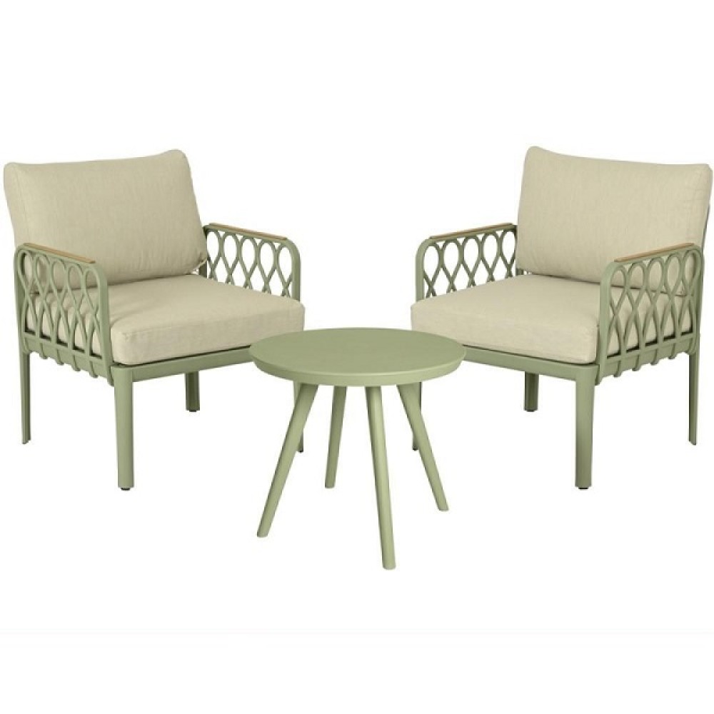 SAN ANTONIO 3 PIECE RESIN BISTRO SET- GREEN