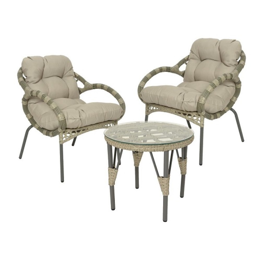 LILLE WICKER BISTRO SET