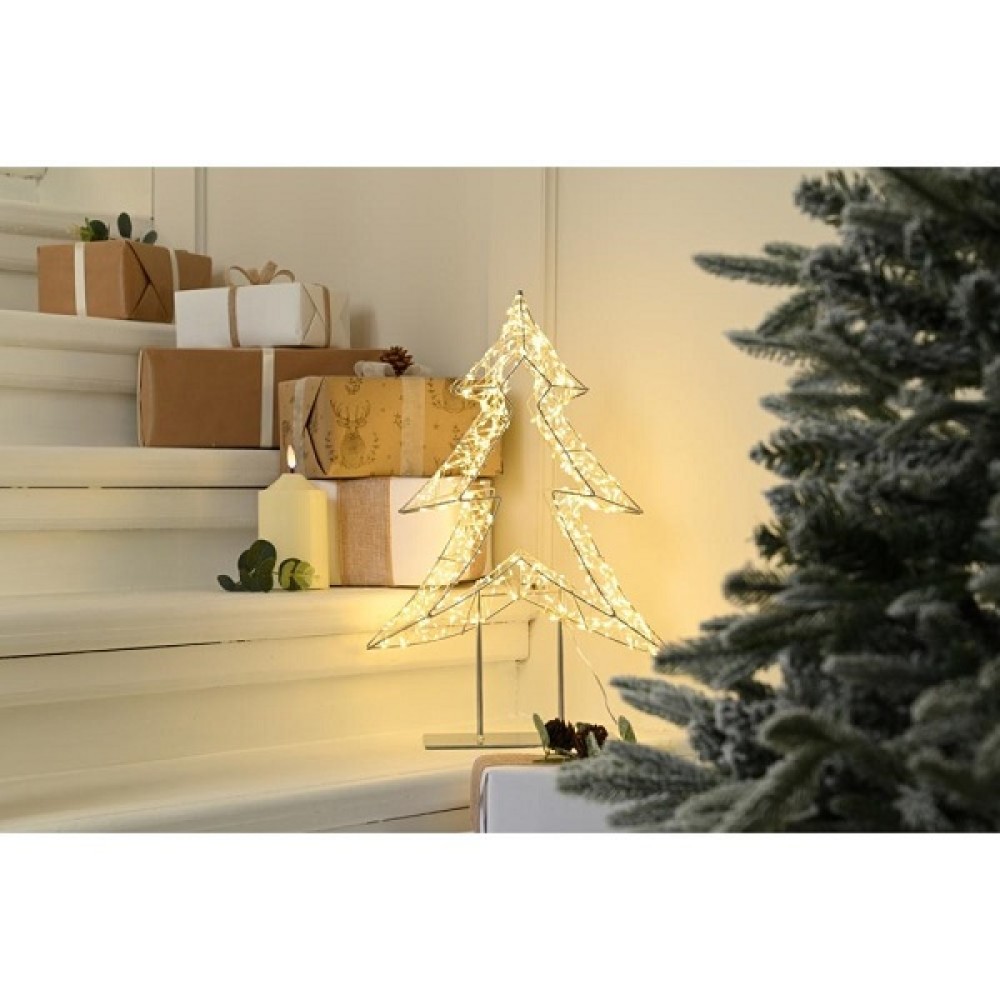 FESTIVE DEWDROP TREE ON STAND - 47CM