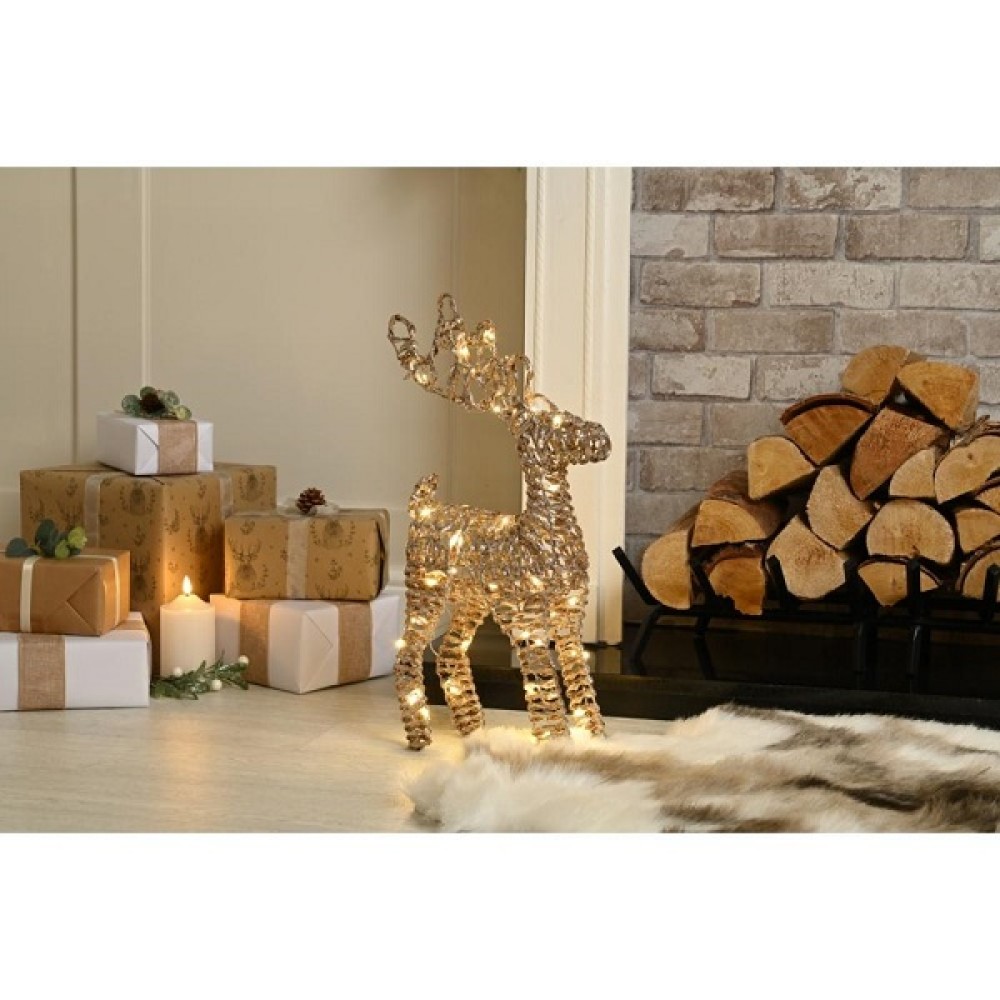 CHAMPAGNE GOLD REINDEER - 55CM