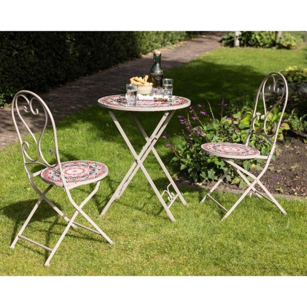 Valencia Mosaic Bistro Set Table