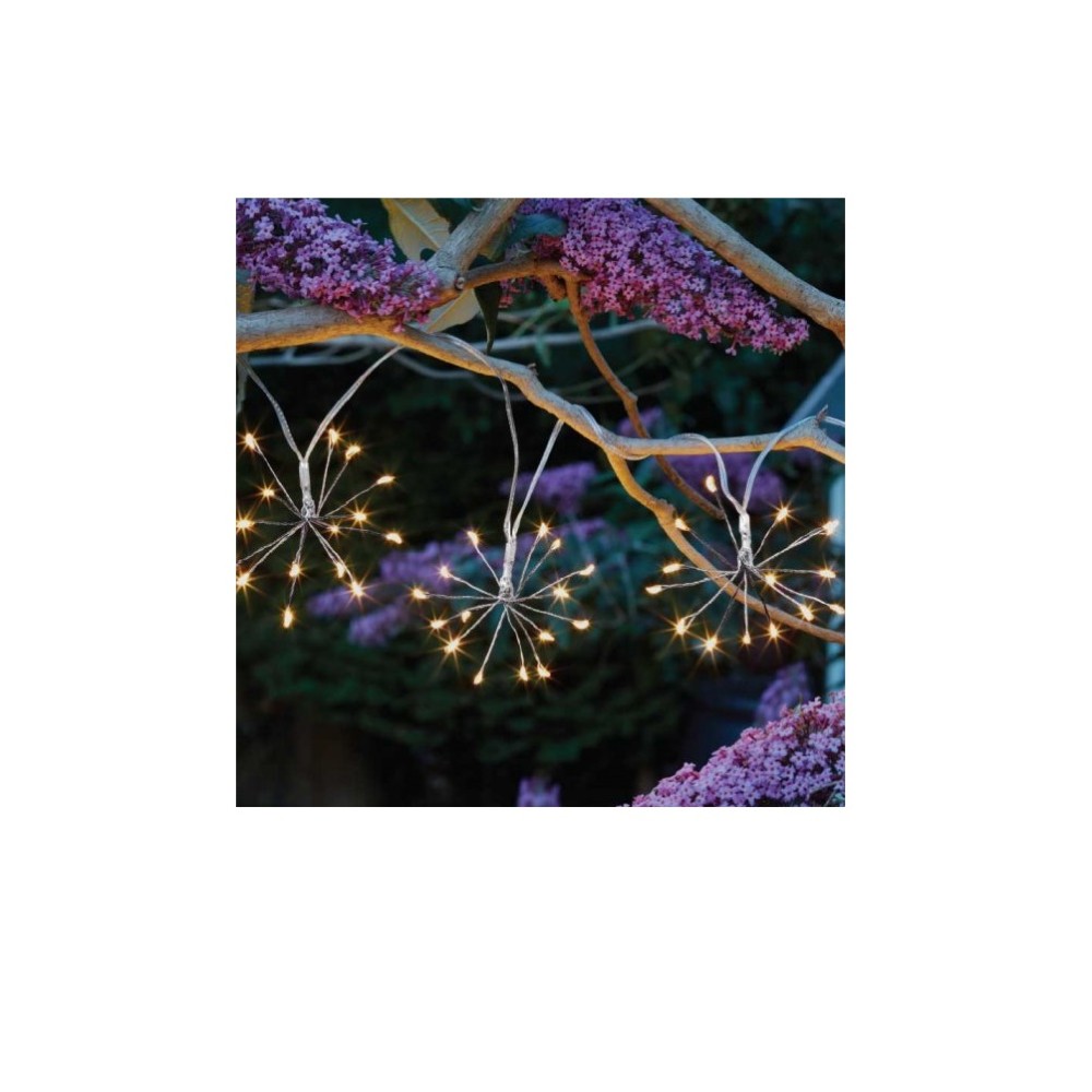 10 STARBURST SOLAR STRING LIGHTS