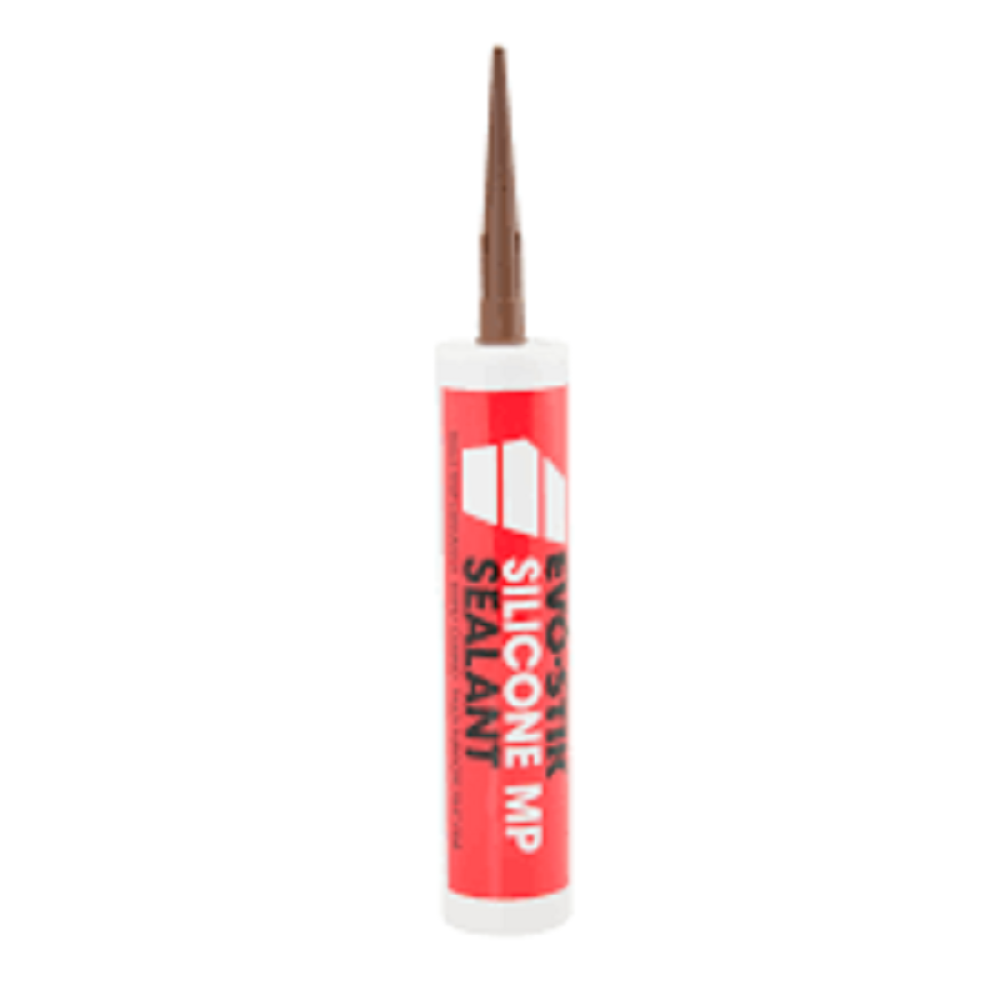 EVO-STIK SILICONE SEALANT BROWN