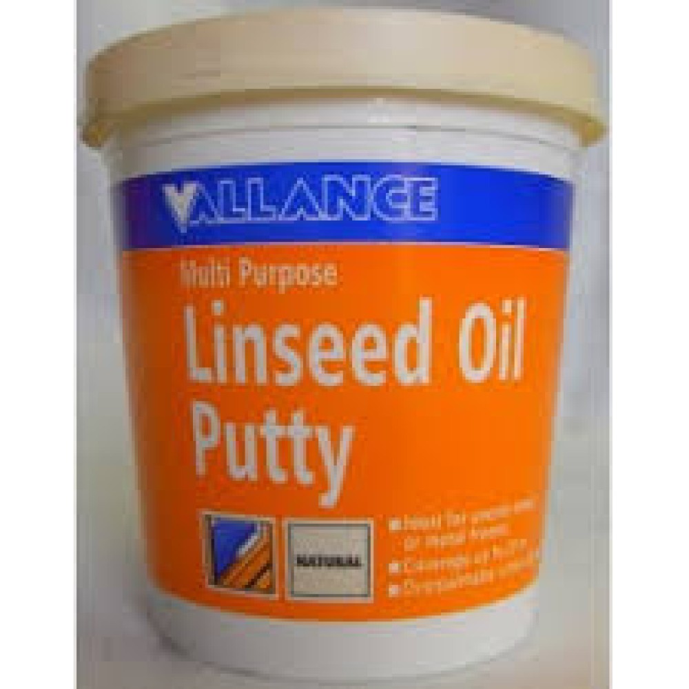 1KG VALLANCE LINSEED OIL PUTTY (NATURAL)