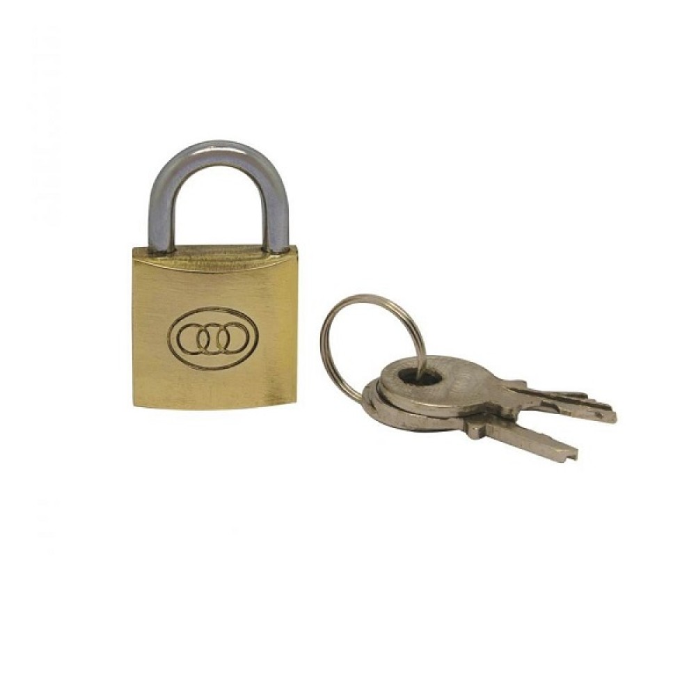 25MM TRI-CIRCLE BRASS PADLOCK NO. 262