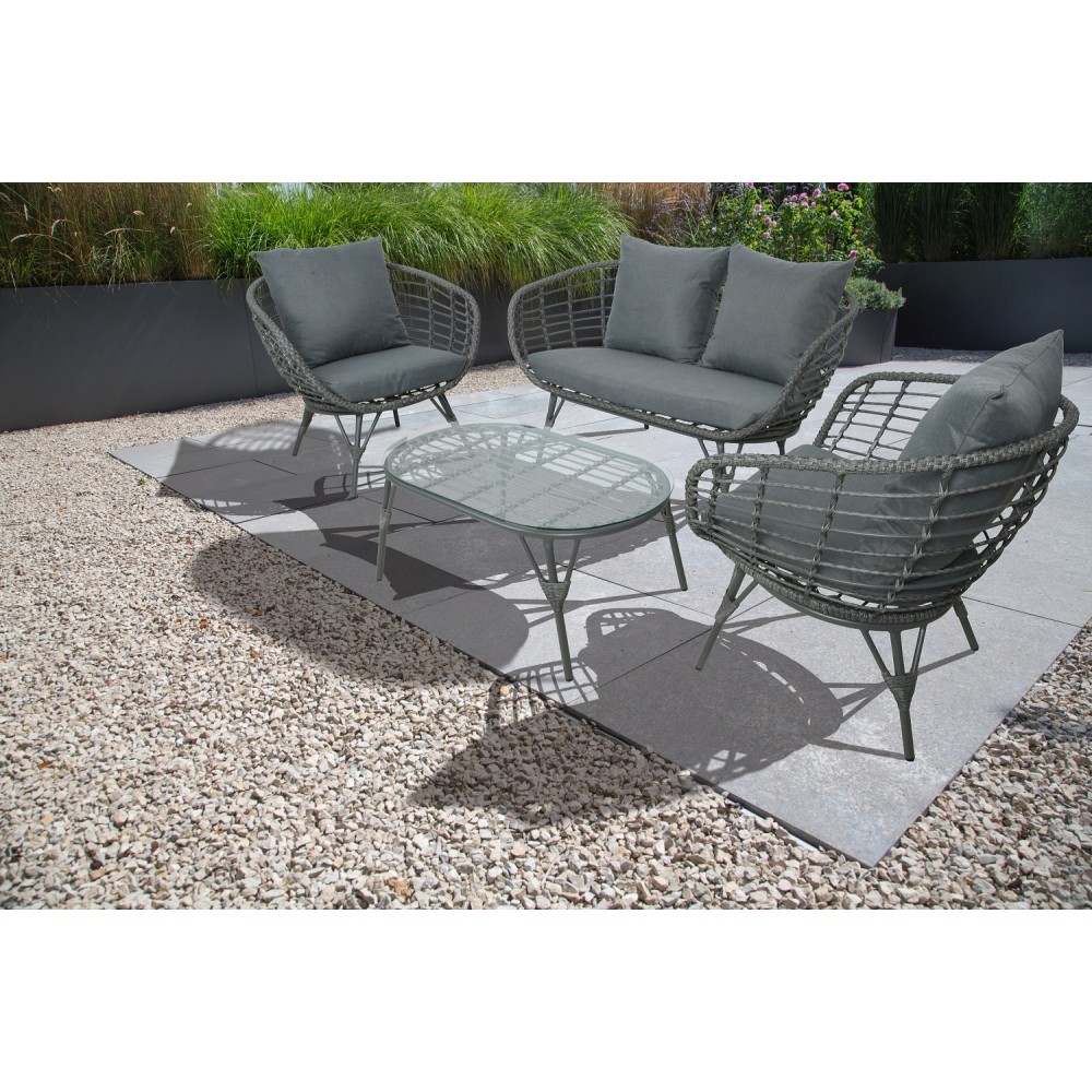 SORRENTO  WICKER LOUNGE SET