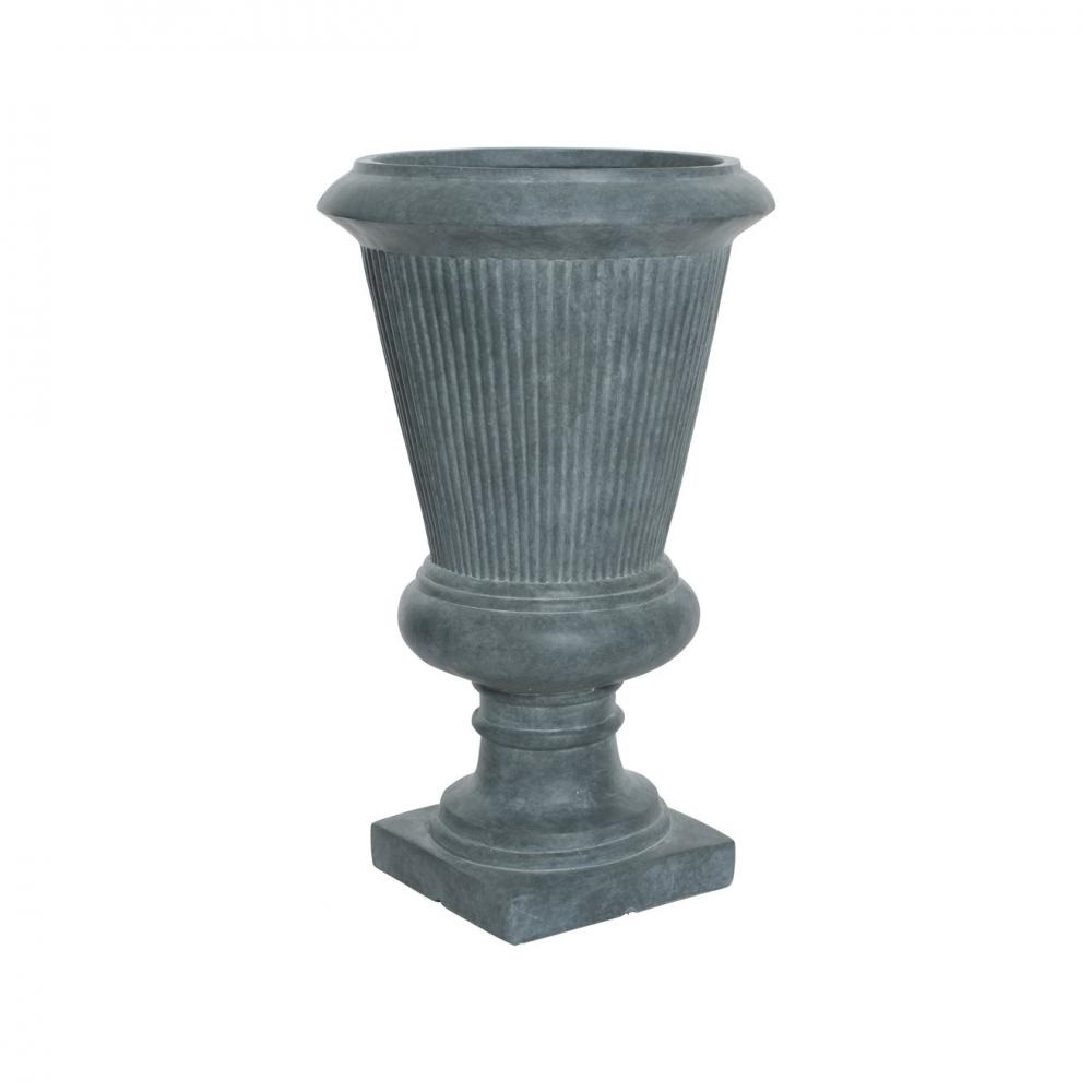 FIBRECLAY ANNA LARGE URN PLANTER - DARK GREY