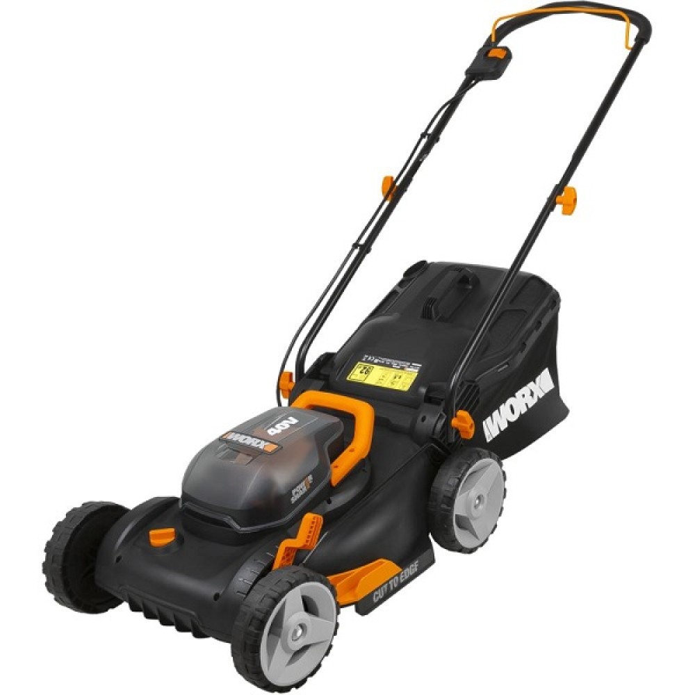 WORX CORDLESS LAWNMOWER 40CM - 2 X 20V - WG743E.1