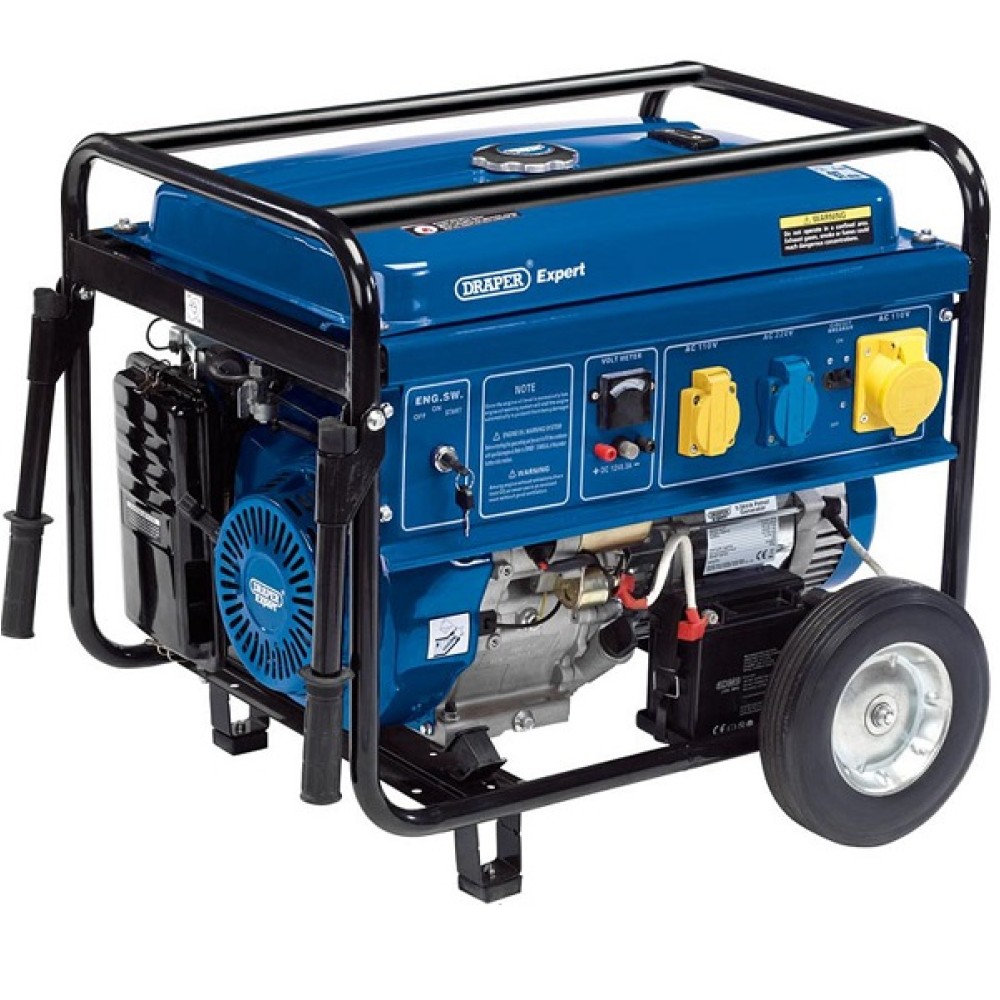 DRAPER 5.5KVA PETROL GENERATOR ON WHEELS