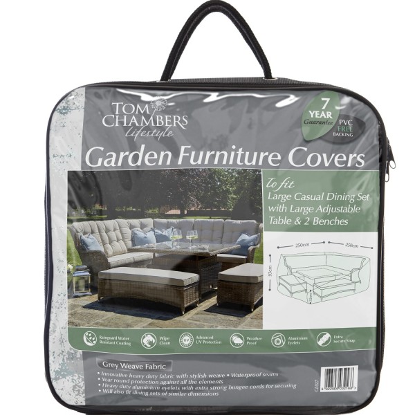 CORNER DINING SET COVER - LARGE