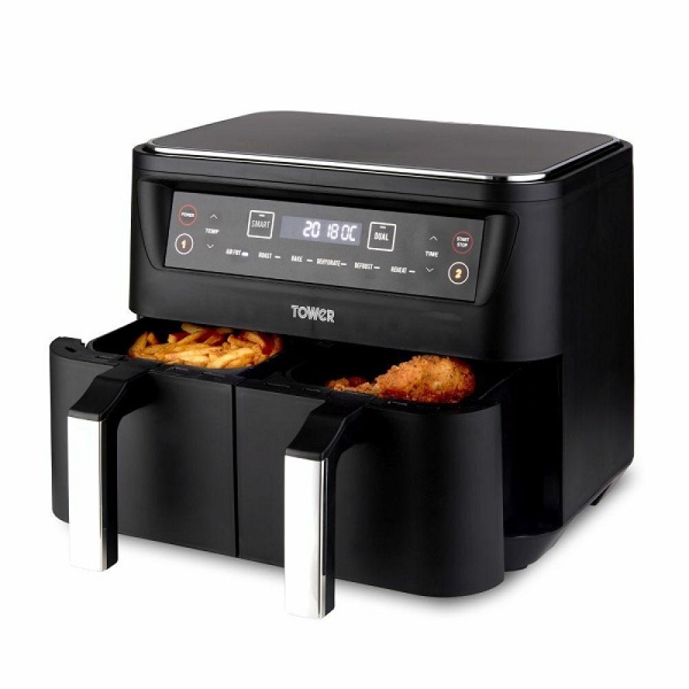 TOWER VORTEX 8L DUAL BASKET AIR FRYER