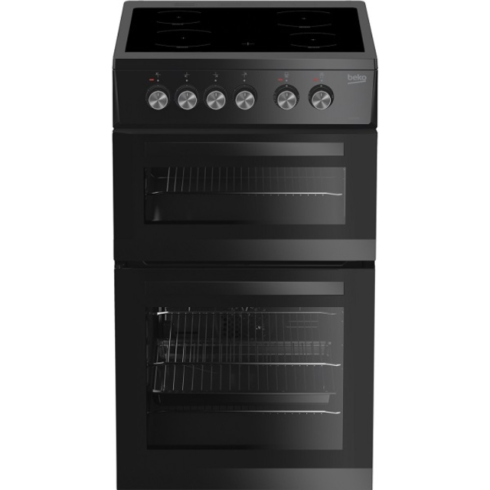 Beko 50cm Electric Cooker with Ceramic Hob – KDVC563AK
