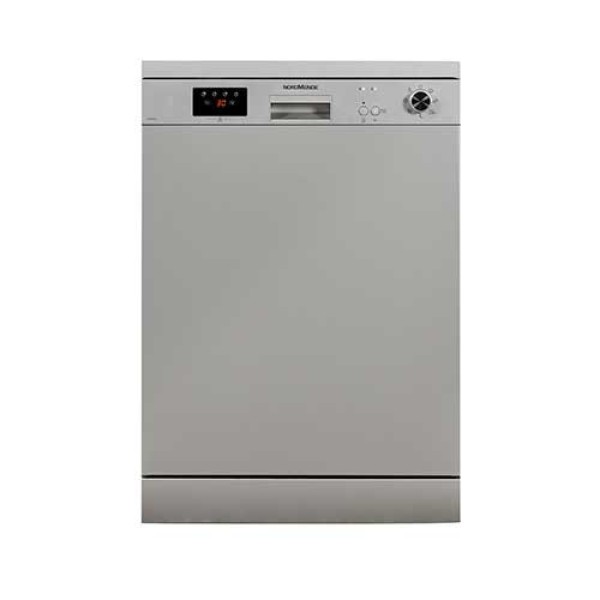 NORDMENDE 60cm Freestanding Dishwasher - Silver