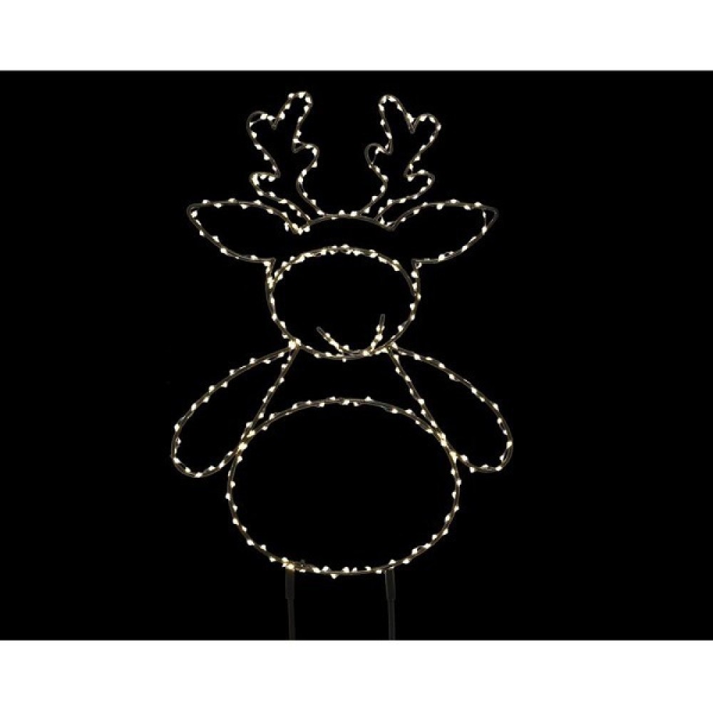 MICRO LED REINDEER STAKE - 77CM