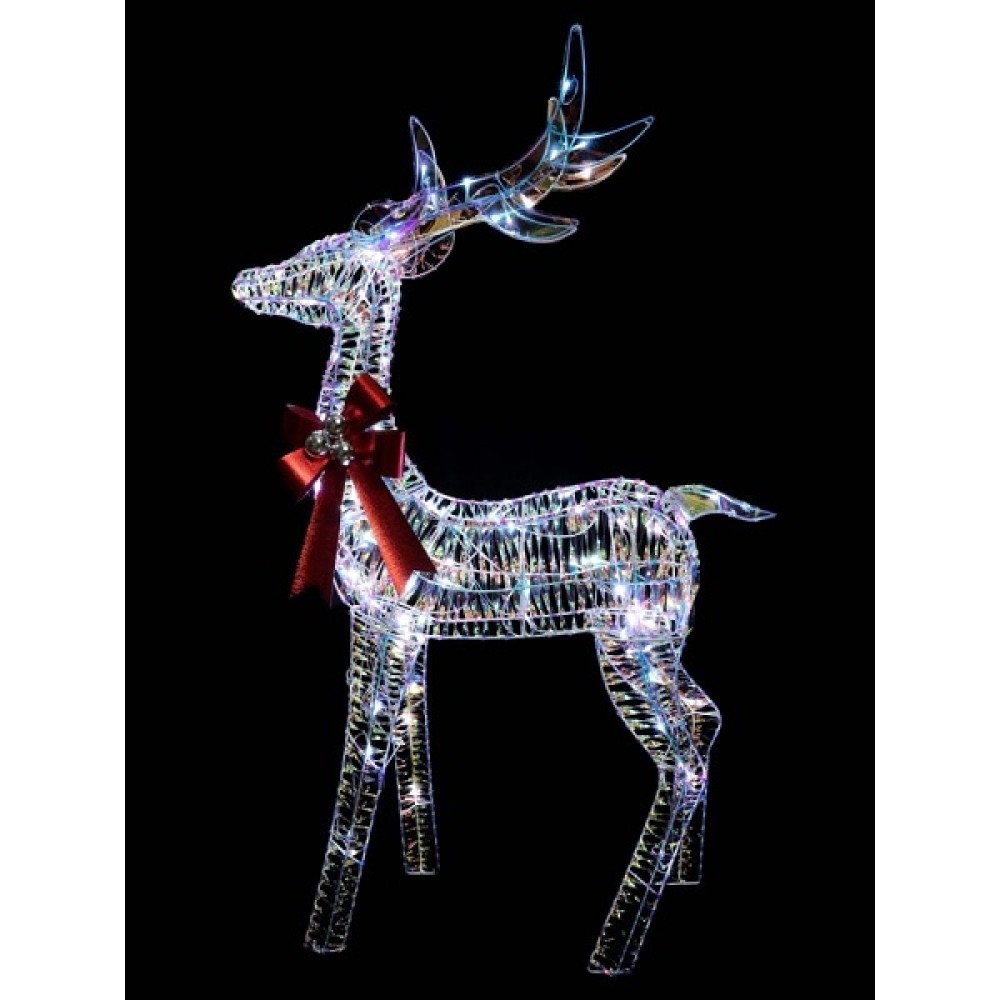 LED IRIDESCENT STAG - 125CM