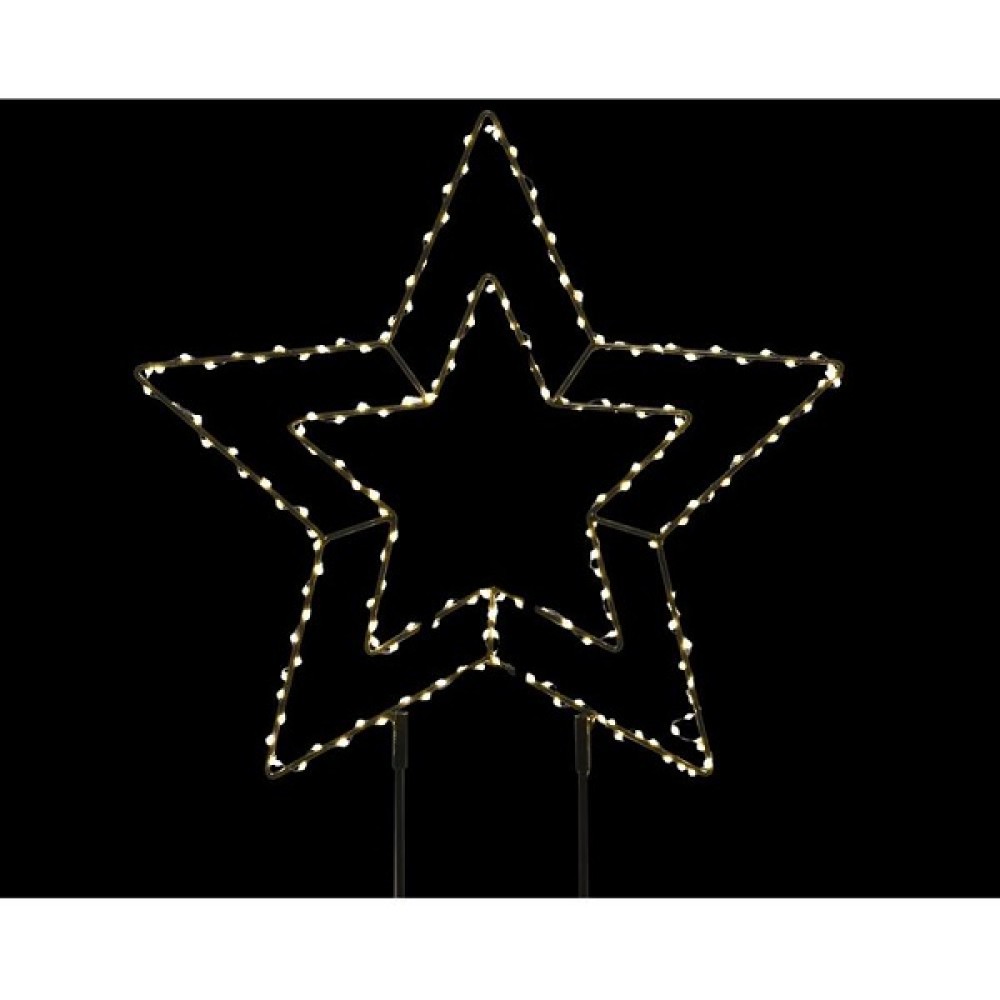 MICRO LED METAL STAR - 38CM