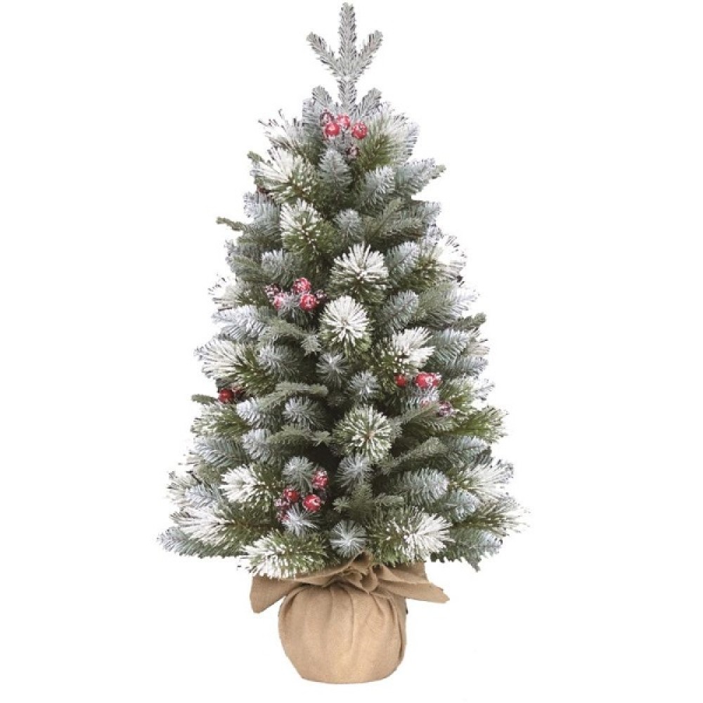 BERRY SPRUCE FROSTED MINI TREE - 3FT