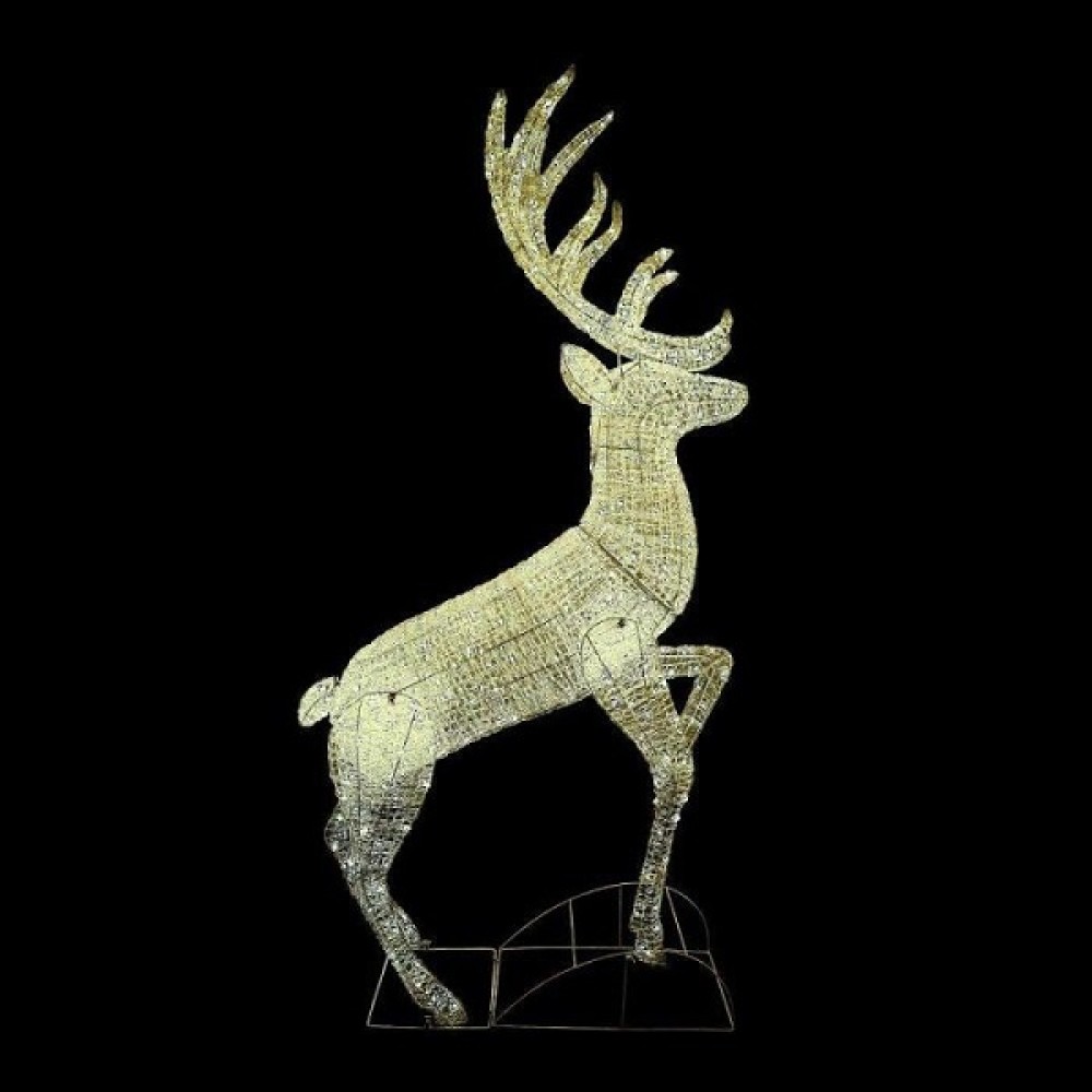 REINDEER 2.25M LED SOFT ACRYLIC - Warm White