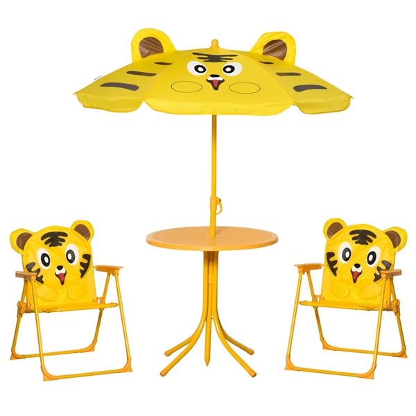 KID'S GARDEN BISTRO SET - TIGER DESIGN