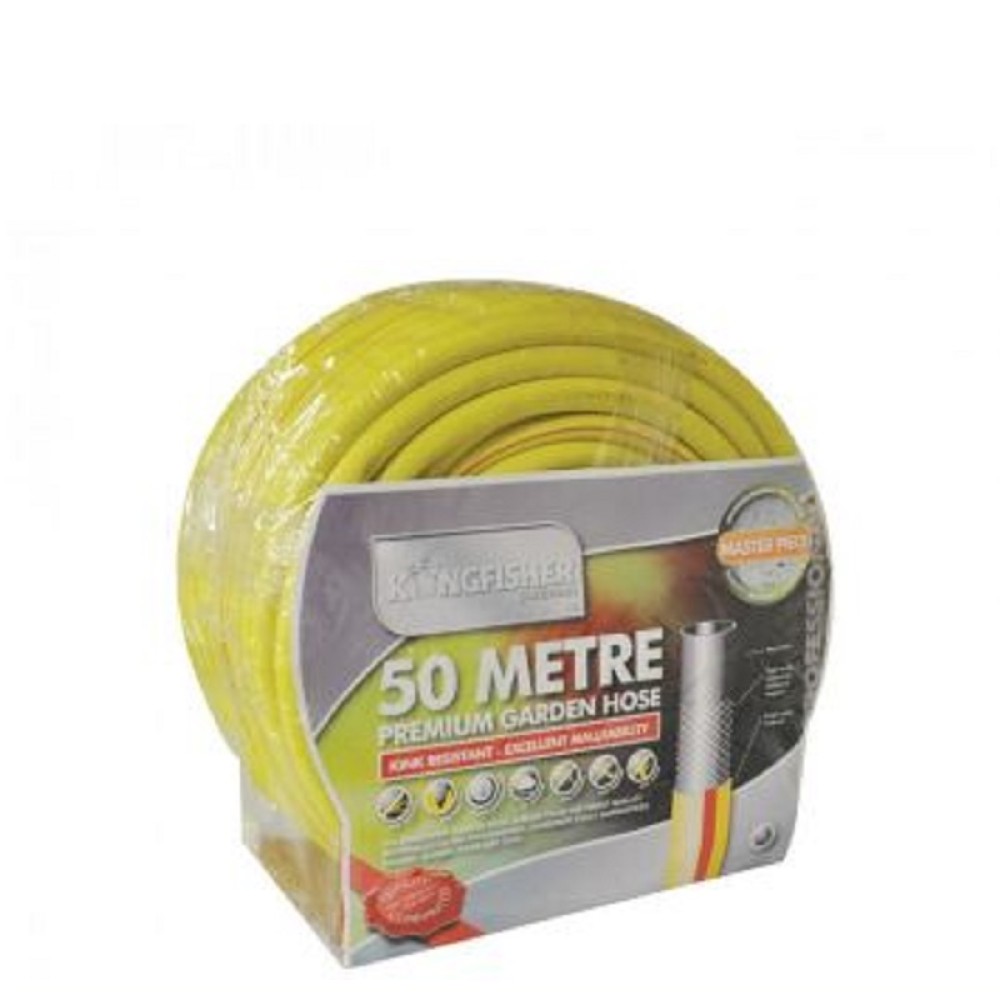 50M KINGFISHER YELLOW HAMMER  GARDEN HOSE