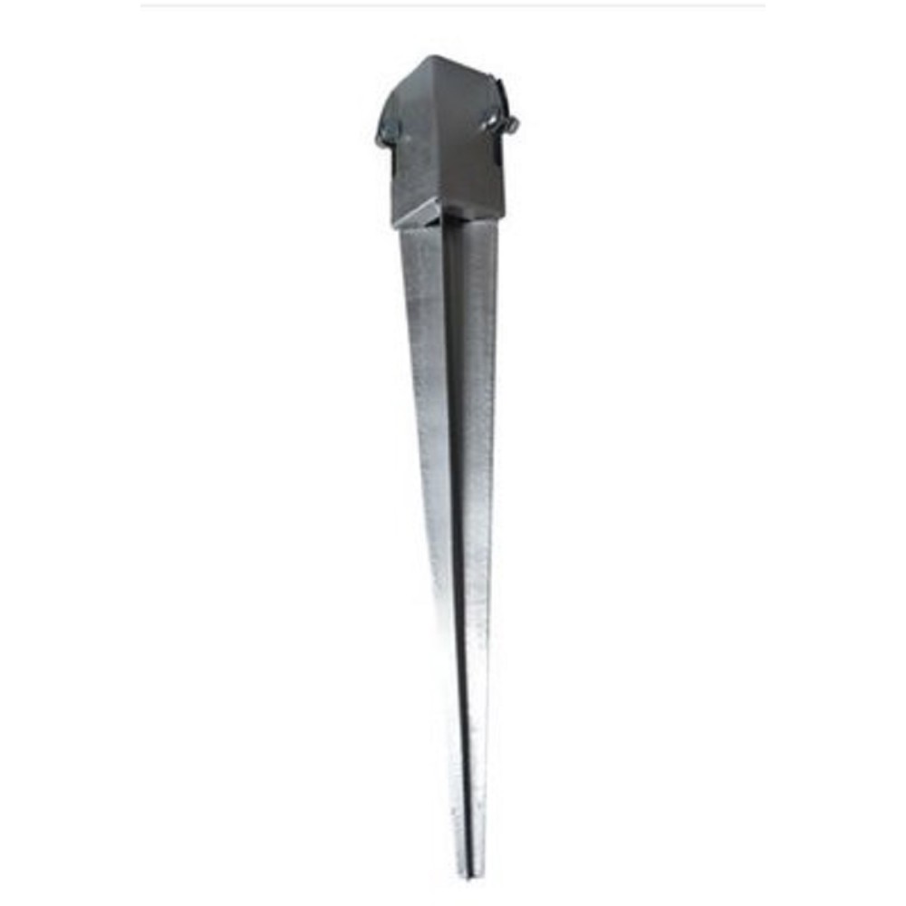 LONG GALVANIZED SPIKE POST SUPPORT 75 X 600MM