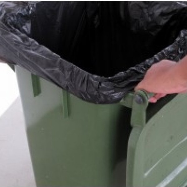 HEAVY DUTY WHEELIE BIN LINERS - ROLL OF 15