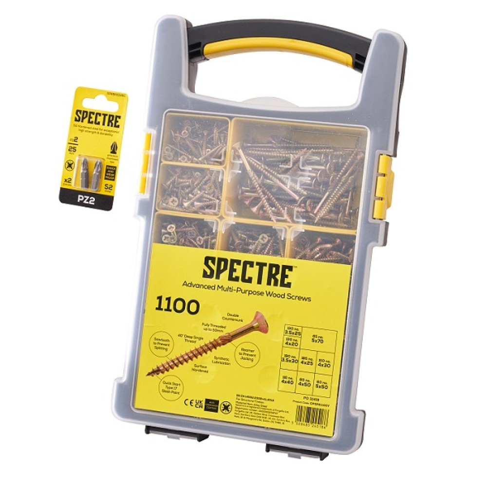 FORGEFIX 1100 PCE SPECTRE ADVANCED SCREW SET