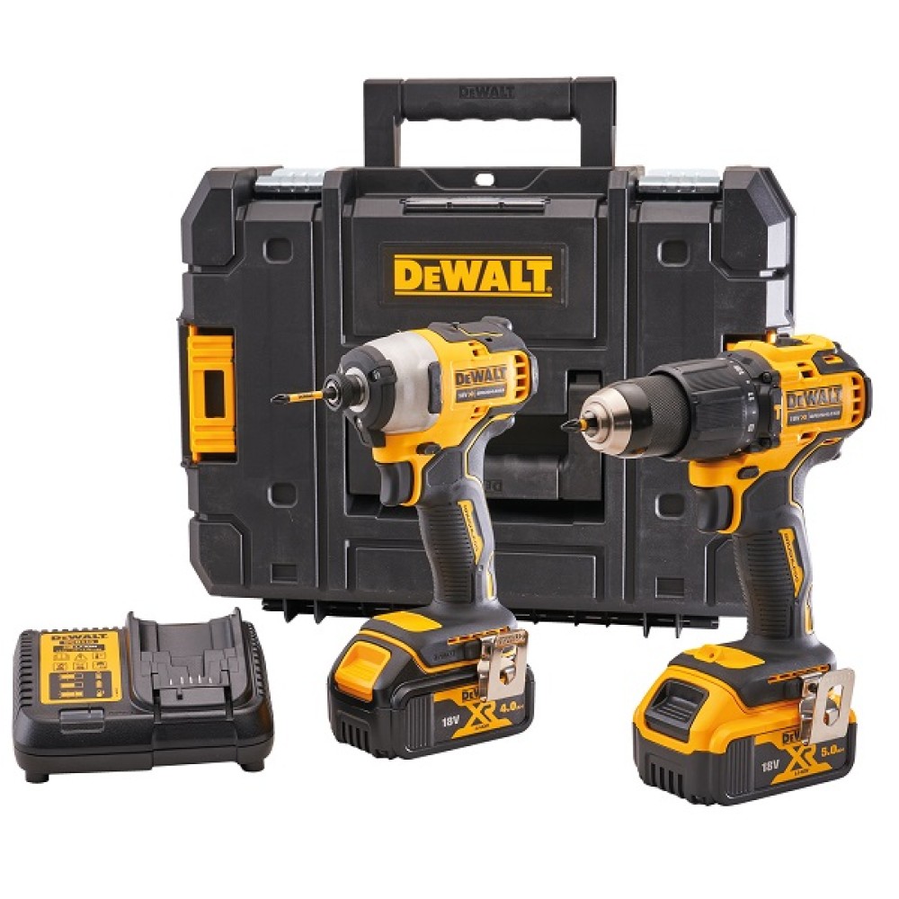 DEWALT 18V XR COMBI DRILL & IMPACT DRIVER