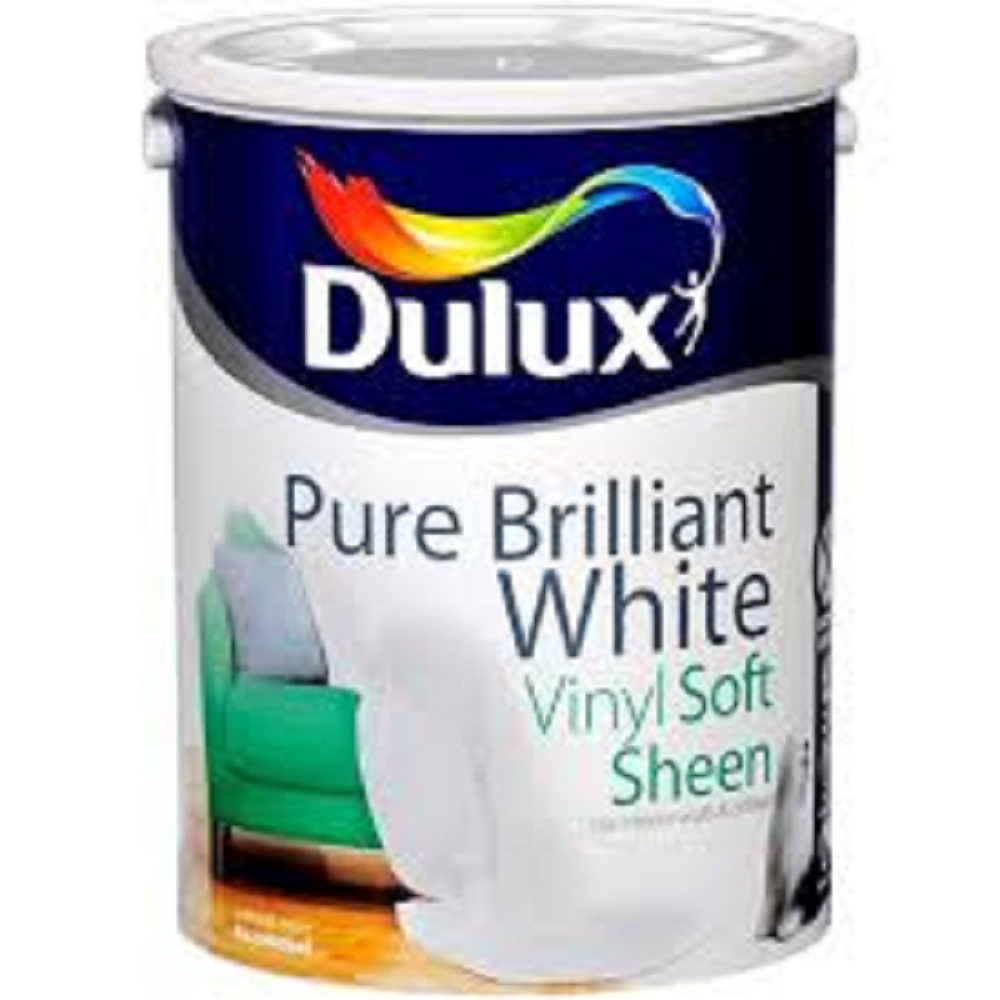 5LTR DULUX SOFT SHEEN PURE WHITE