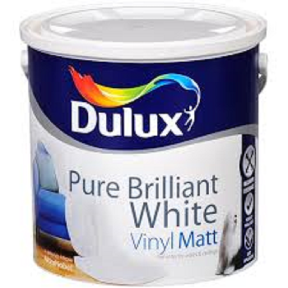 2.5LTR DULUX MATT PURE WHITE