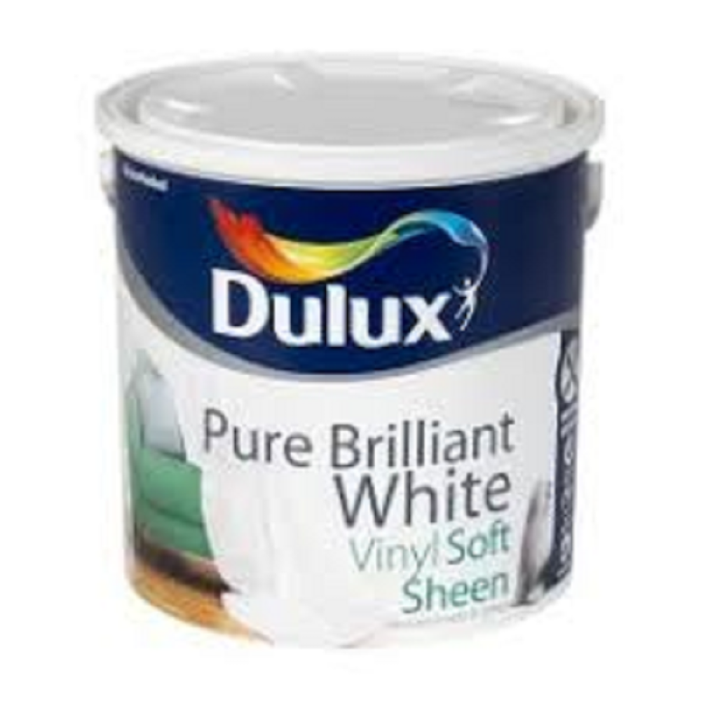 2.5LTR DULUX SOFT SHEEN PURE WHITE