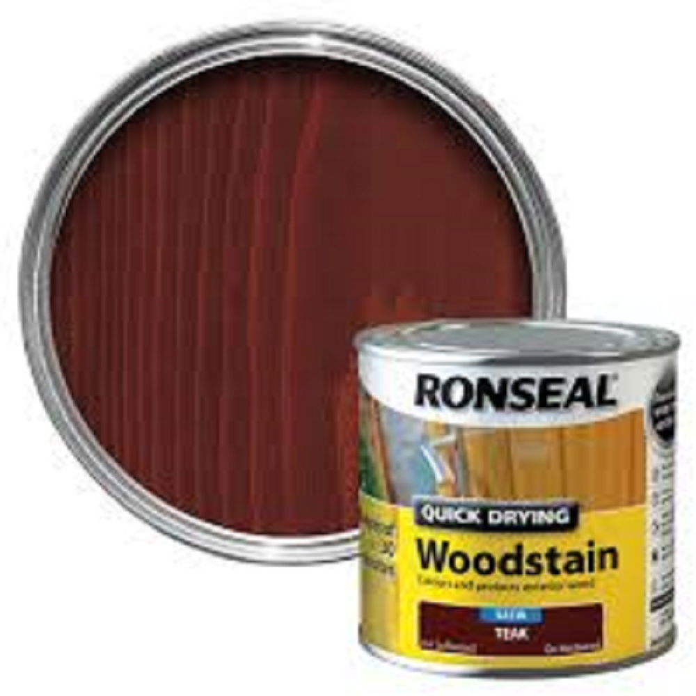 250ML RONSEAL Q/D WOODSTAIN TEAK