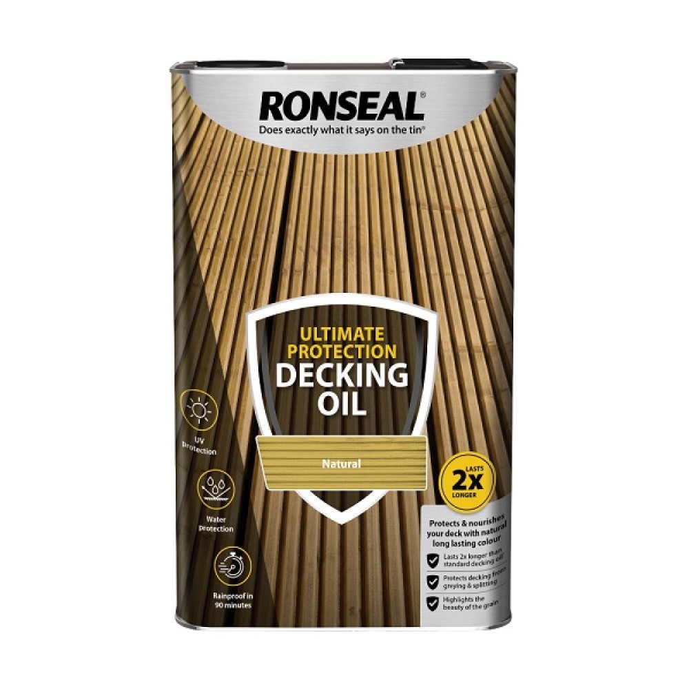 5LTR RONSEAL ULTIMATE  DECKING OIL NATURAL