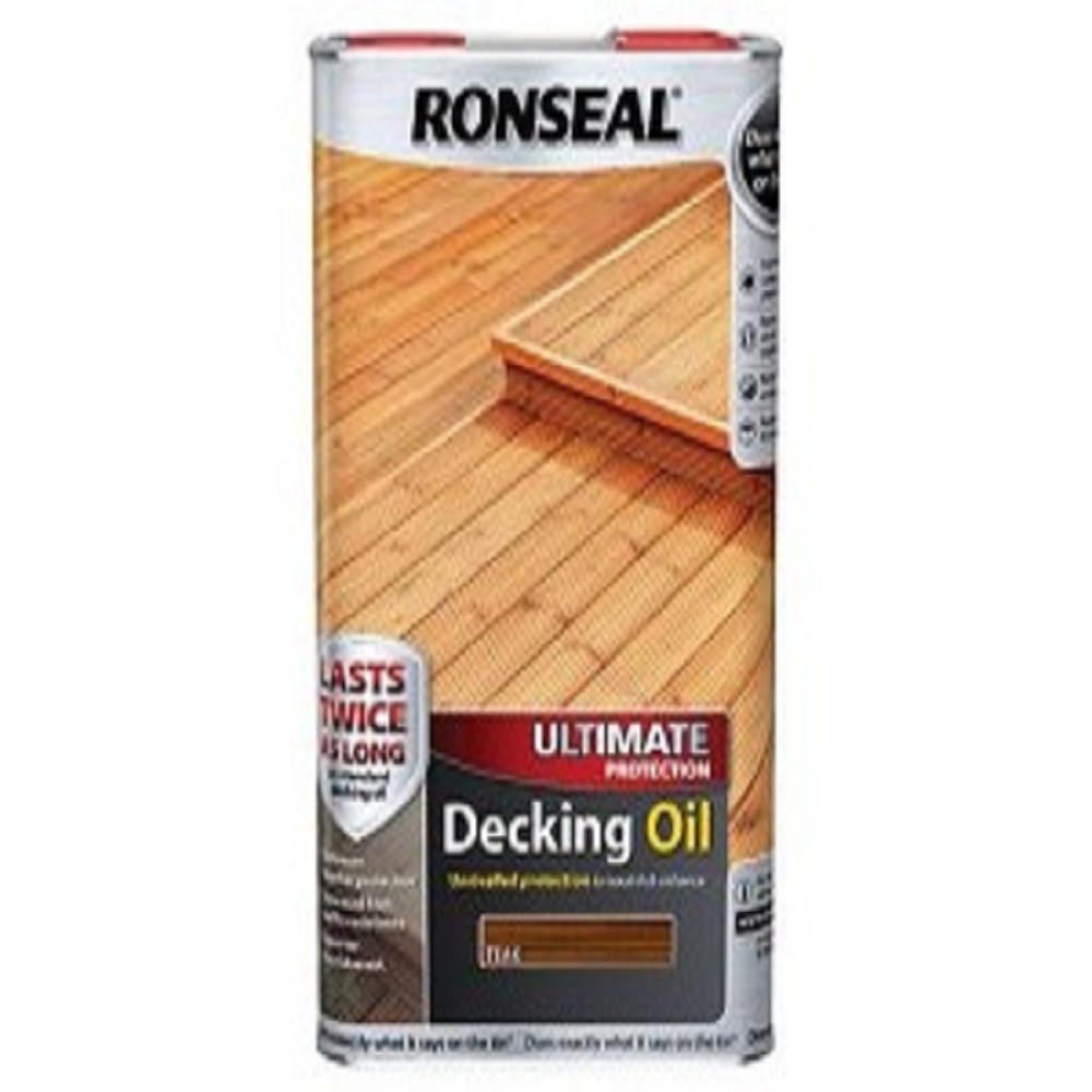 5LTR RONSEAL ULTIMATE DECKING OIL TEAK