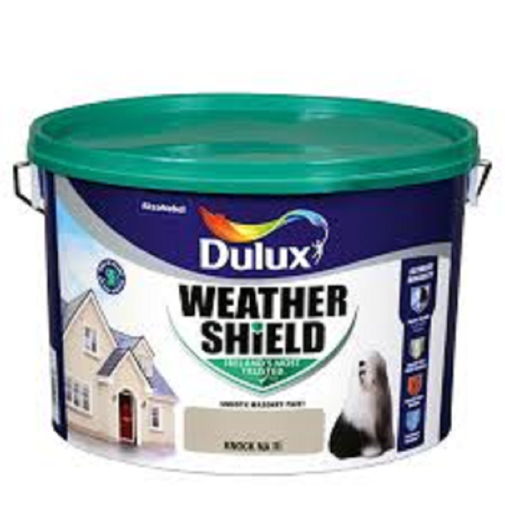 10 LITRE DULUX WEATHERSHIELD KNOCK NA RI