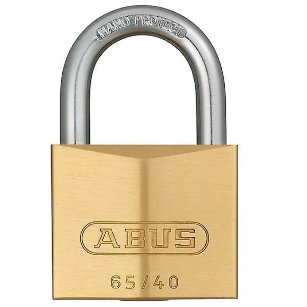 ABUS 65/40 BRASS COMPACT PADLOCK CARDED