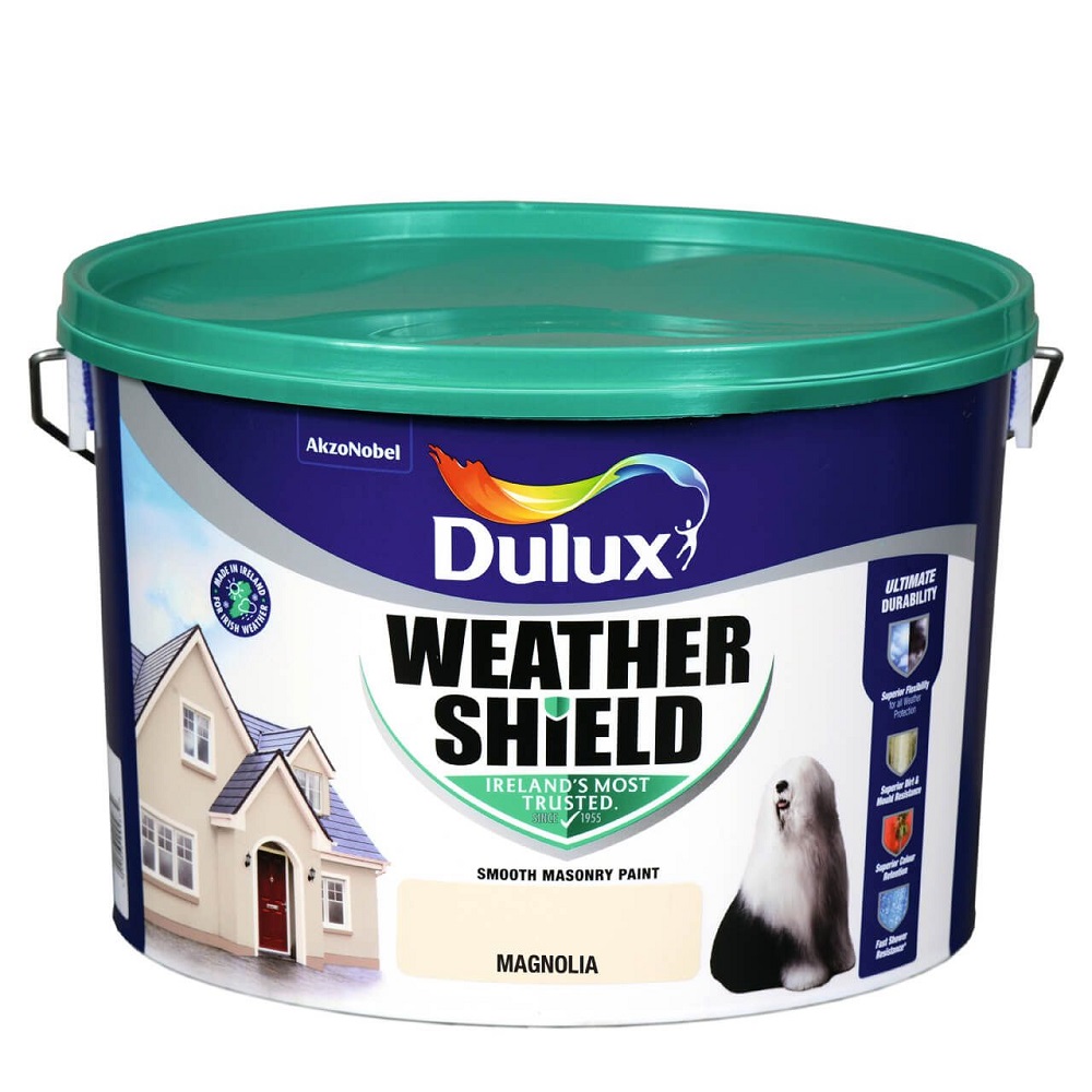 10 LITRE DULUX WEATHERSHIELD MAGNOLIA