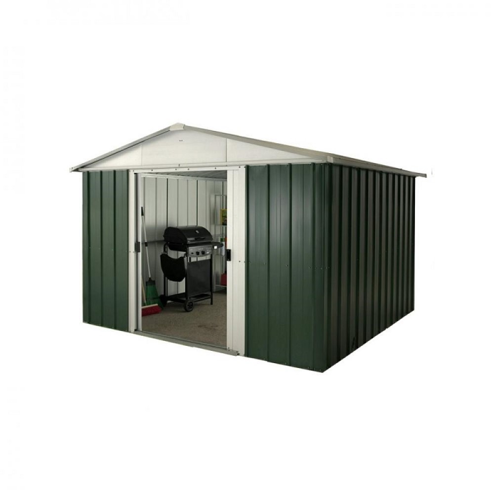 Garden Shed Yardmaster Emerald Deluxe Apex Metal Shed - 10ft x 10ft