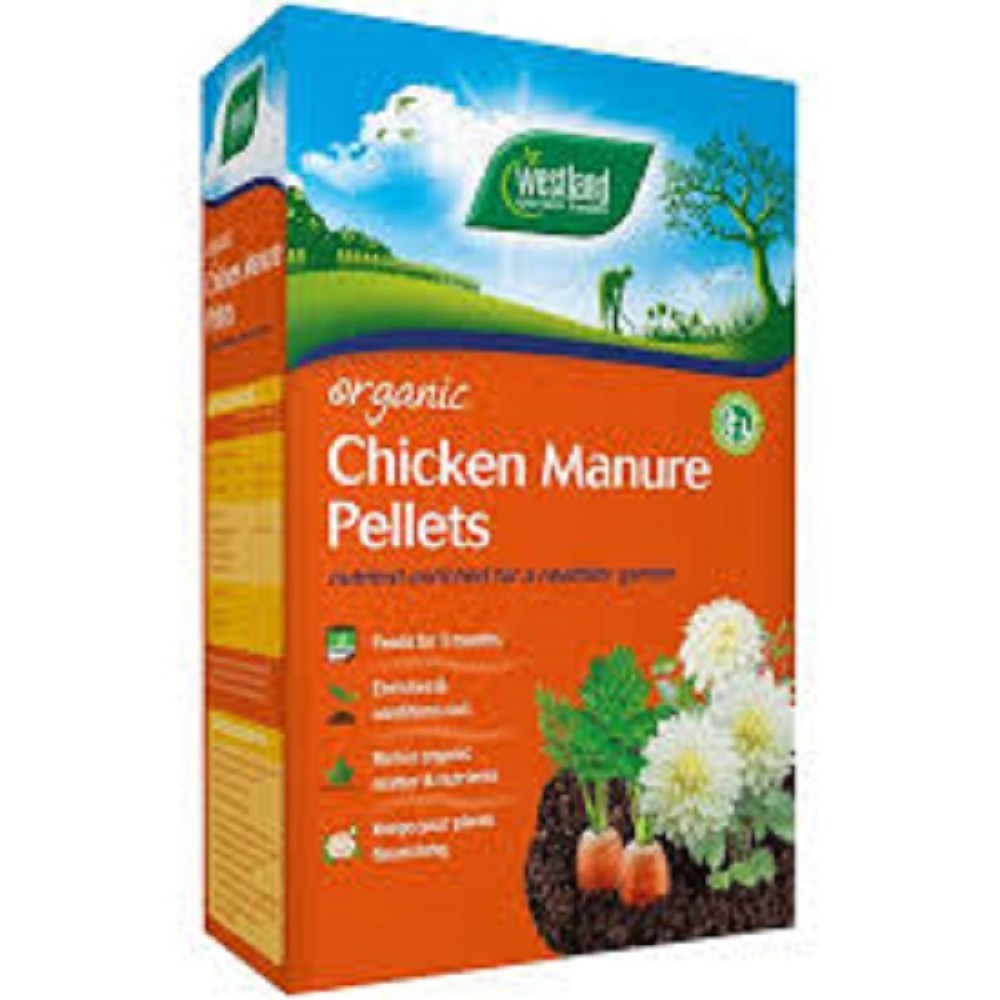 WESTLAND CHICKEN MANURE PELLETS 2.25KG+25%FOC