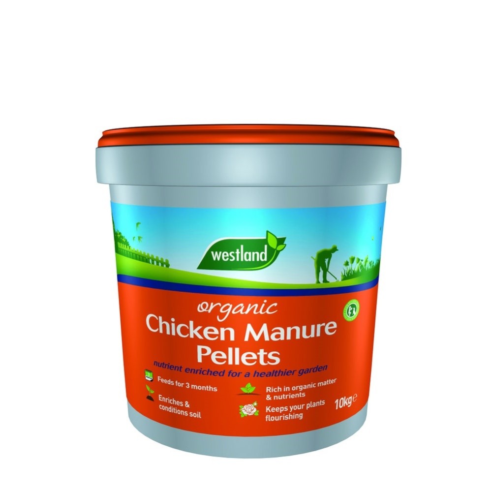 WESTLAND CHICKEN MANURE PELLETS 10KG