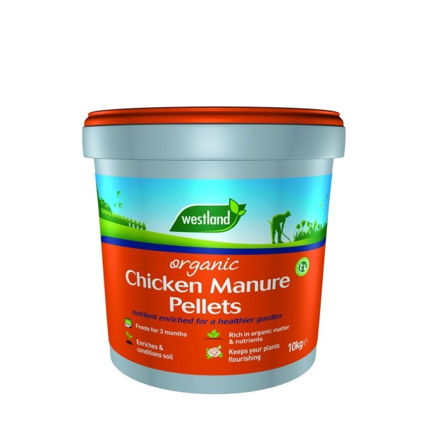 WESTLAND CHICKEN MANURE PELLETS 10KG