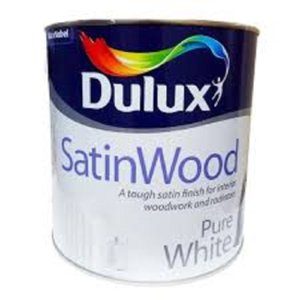 2.5 LITRE DULUX  SATINWOOD  WHITE